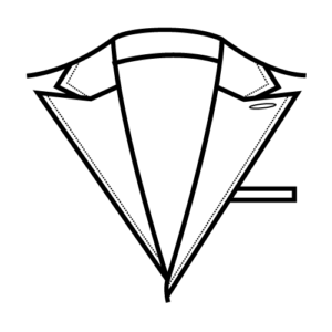 Hand Stitched Peak Lapel