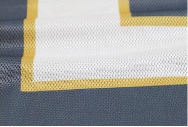 Sublimated hockey jersey number detail