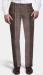 Custom Sandy Light Brown Trousers - Brown, Solid