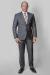 Patterned Gunmetal Grey Suit - Grey, Gunmetal, Patterned