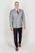 Double Breasted Two-Tone Blue/Beige Windowpane Sports Jacket - Blue, Beige, Windowpane, Two-Tone