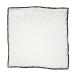 White Elegance Pocket Square - White, Solid