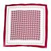 Two Toned Burgundy Pocket Square - Burgundy, Solid